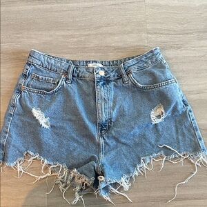 Vintage looking High Rise Jean Shorts